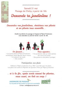 Descends ta jardinière !